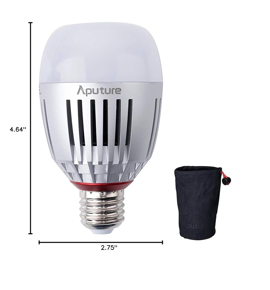 <kzy_mlkr>Aputure Accent B7C LED 3つ Aputure Accent B7C Smart Led Light Bulbs,1 Pack,7W RGBWW